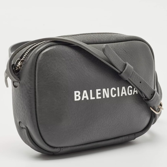 Balenciaga Charcoal Leather Shoulder Bag - Picture 3 of 8